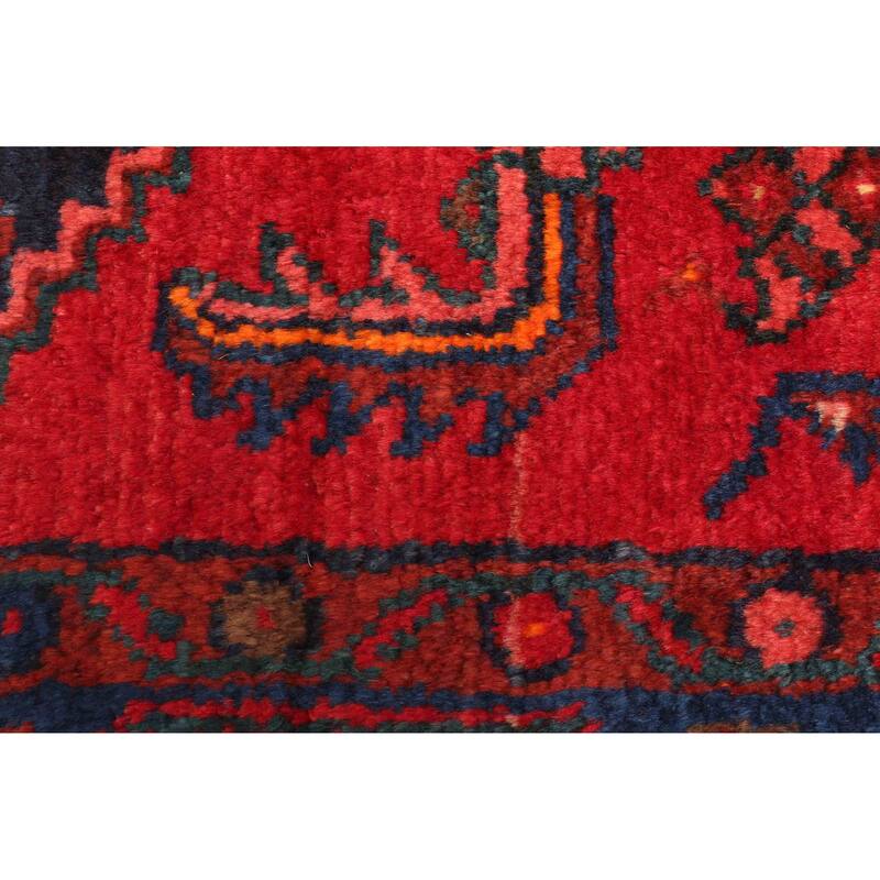 ECARPETGALLERY Hand-knotted Andelz Navy Wool Rug - 4'7 x 7'3