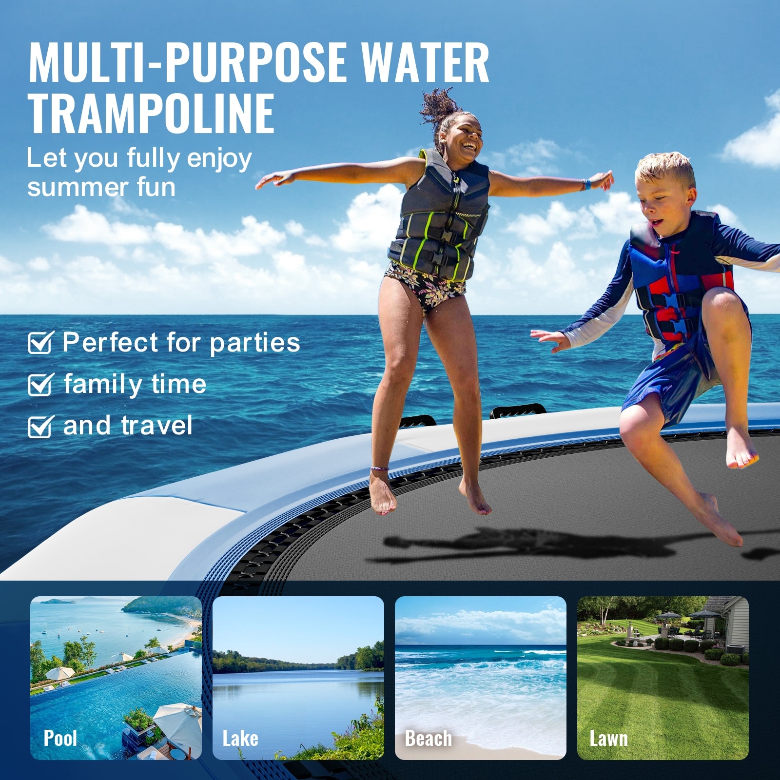 Inflatable water trampoline shop