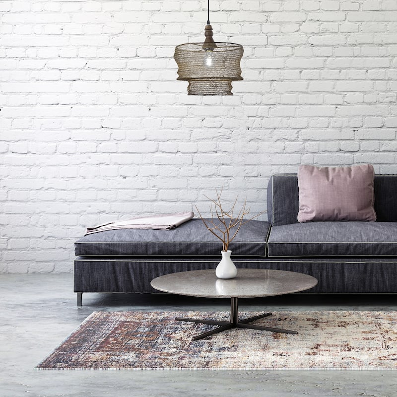 Cierra River of Goods Bronze Metal and Wood 12-Inch Pendant Light with Adjustable Hanging Cord - 12" x 12" x 11.5/70.5"