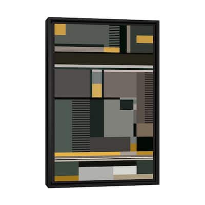 iCanvas "Bauhaus Arte" by The Usual Designers Framed Canvas Print