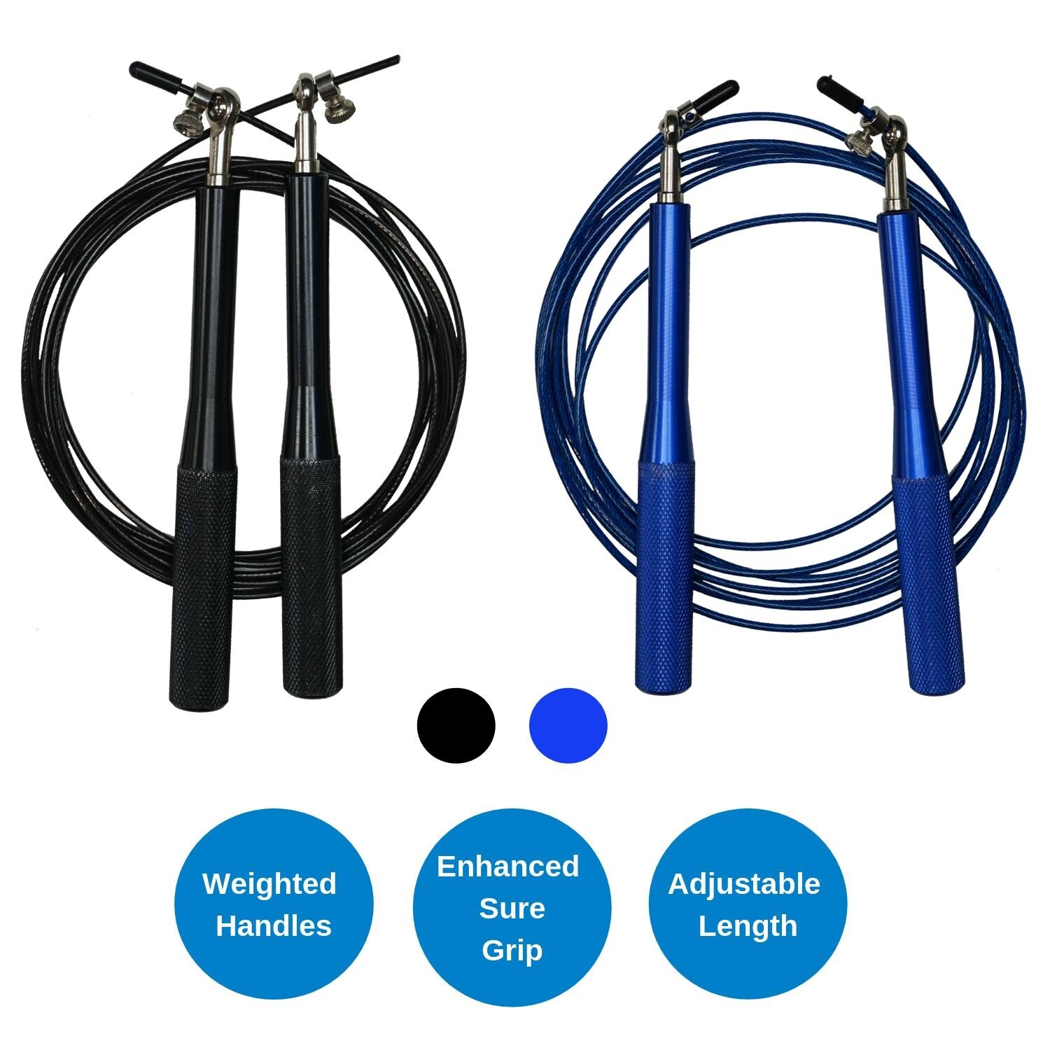 Shop Weighted Jump Rope With Adjustable Steel Wire Cable Best