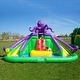 preview thumbnail 2 of 5, HeroKiddo Octopus Inflatable Bounce House Water Park for Toddlers & Kids with Dual Lane Slide & Air Blower, Indoor Outdoor Play