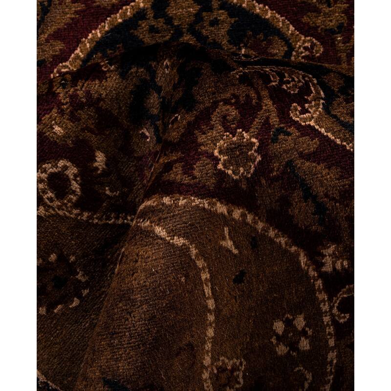 Overdyed One-of-a-Kind Hand-Knotted Area Rug - Brown - 4' 5" x 7' 4"