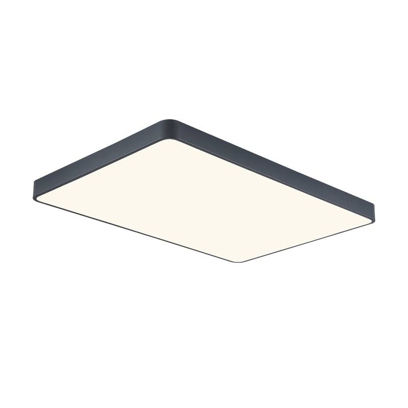 Dimmable LED Wide Rectangular Flush Mount Light 33.9 in