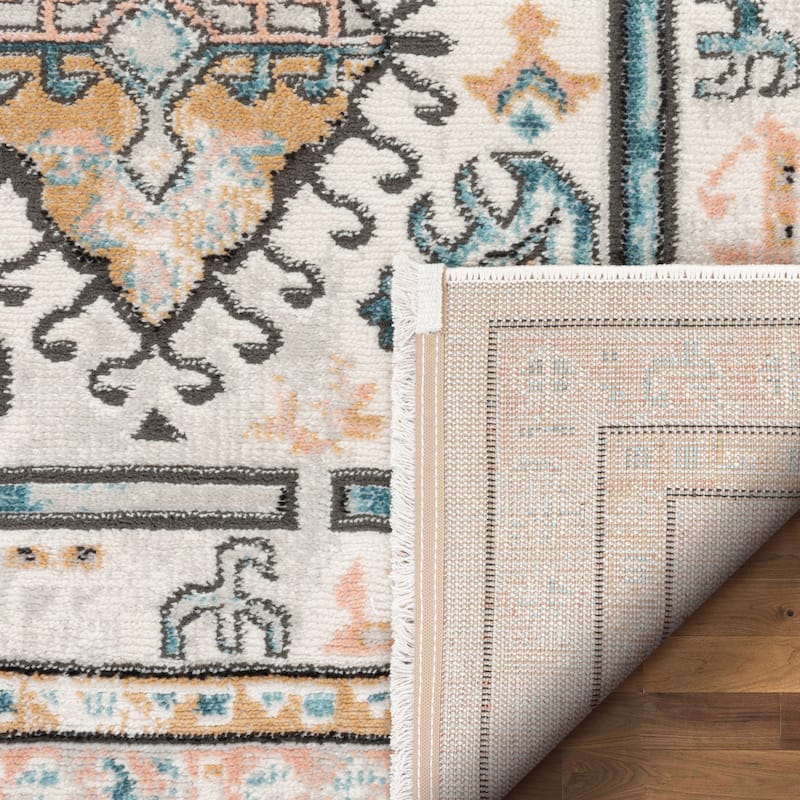 Well Woven Indira Valeria Medallion Geometric Area Rug