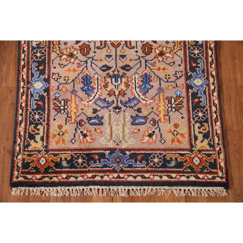 Oushak Accent Rug Hand-Knotted Wool Carpet - 2'10"x 4'11"