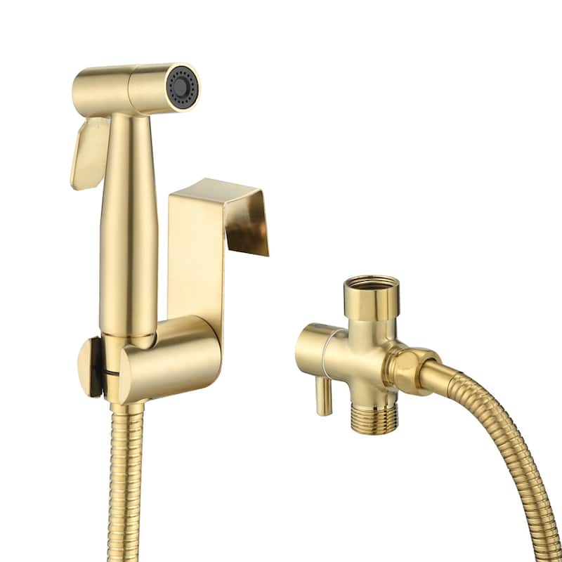 Topcraft Stainless Steel Handheld Toilet Sprayer - Brushed Gold