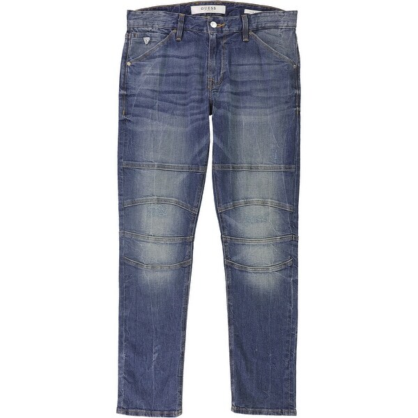 GUESS Mens Tapered Slim Fit Jeans, Blue, 32W x 30L - 32W x 30L. Opens flyout.