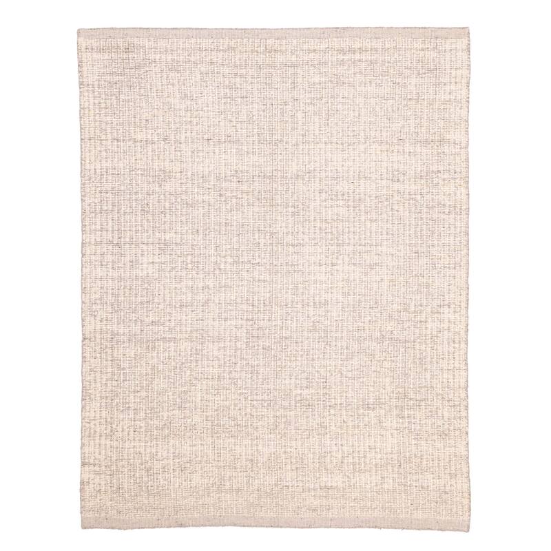 ECARPETGALLERY Hand-knotted Looma Cream Wool Rug - 8'0 x 10'3