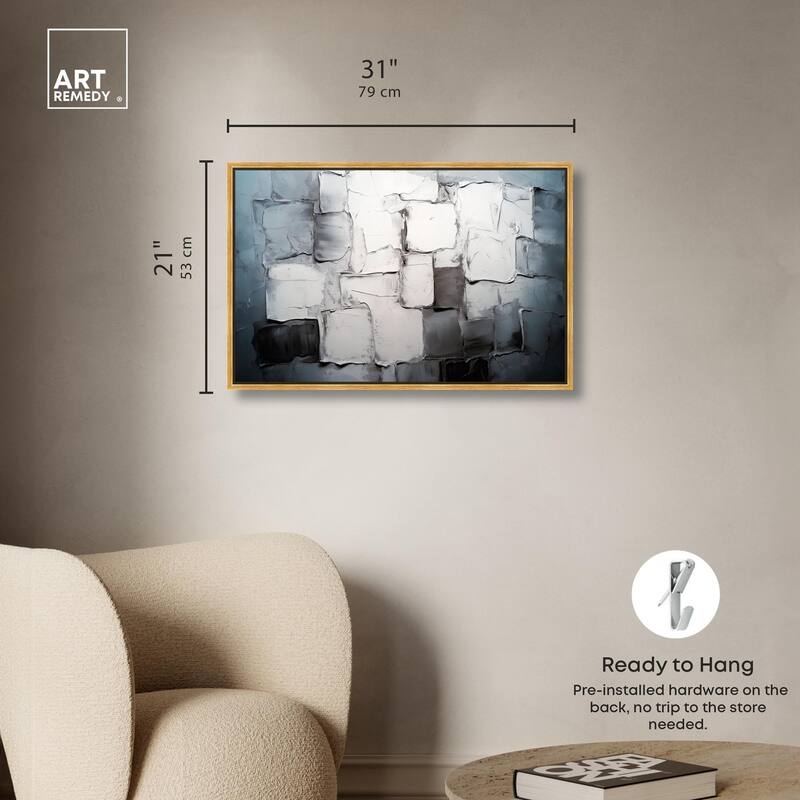 Urban Grid Canvas by Art Remedy