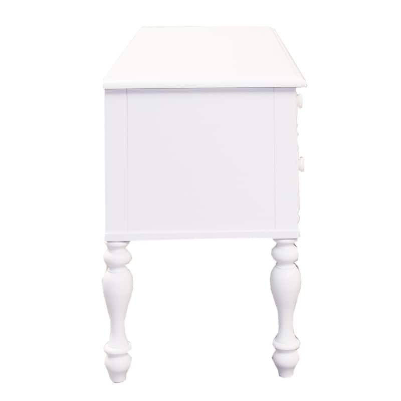 Summer House I Oyster White Vanity Desk - W56 x D20 x H30