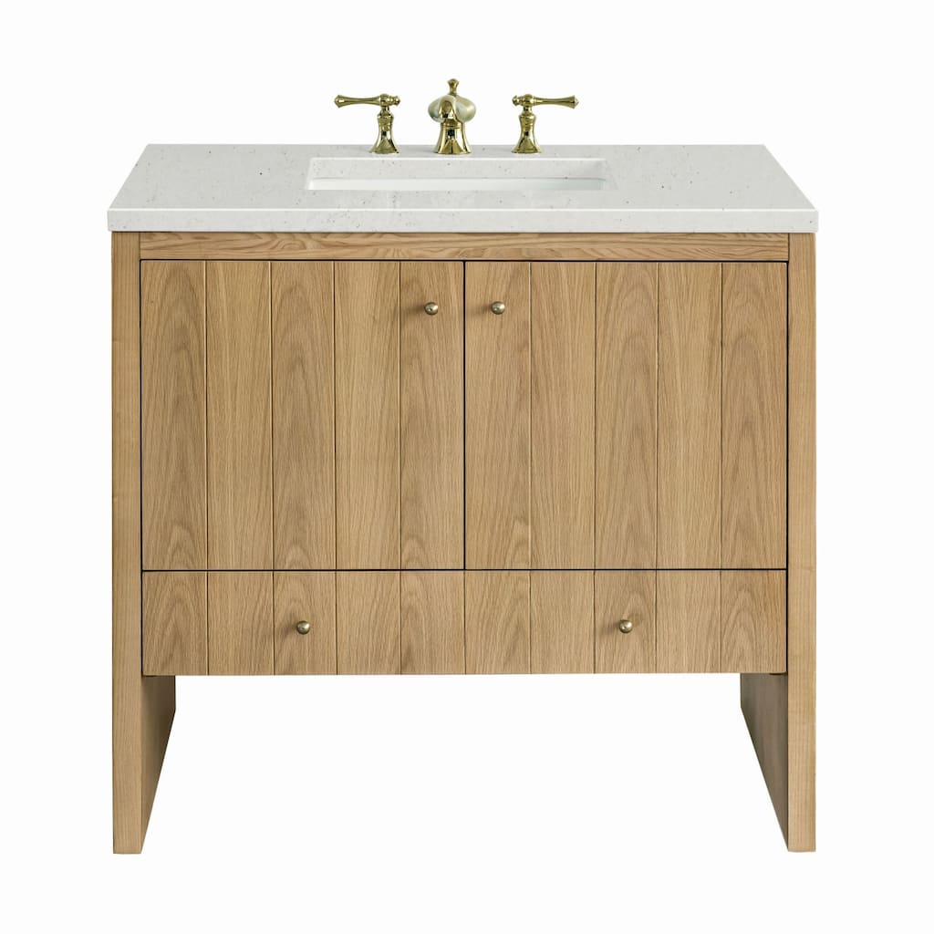 James Martin Vanities 435-V36-3LDL Hudson 36" Single Basin Wood Vanity