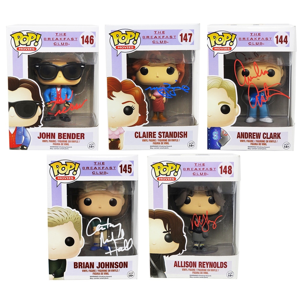 Shop The Breakfast Club Cast Lot Of 5 Individual Funko Pop Dolls Emilio Estevez Molly Ringwald Judd Nels Overstock 30897678