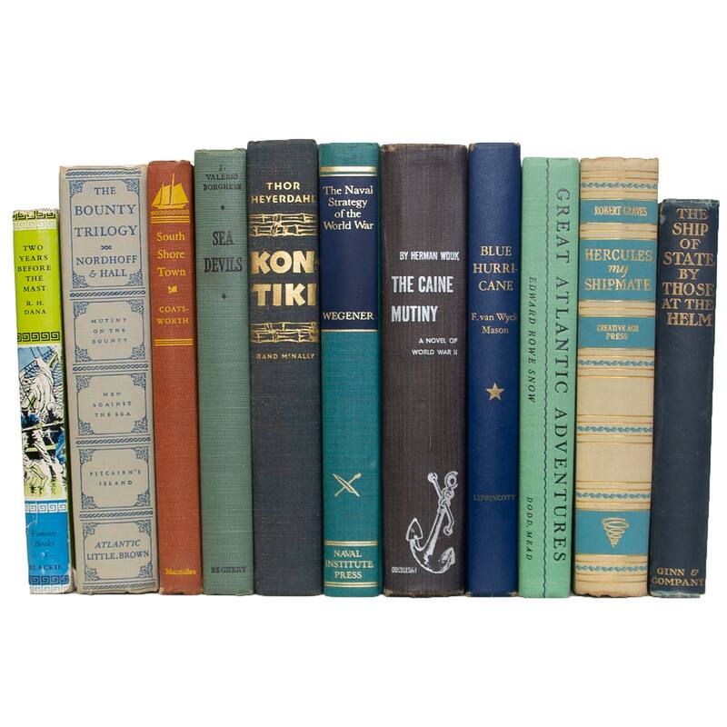 Books Decorative Accessories: Vintage Nautical SubjectPak