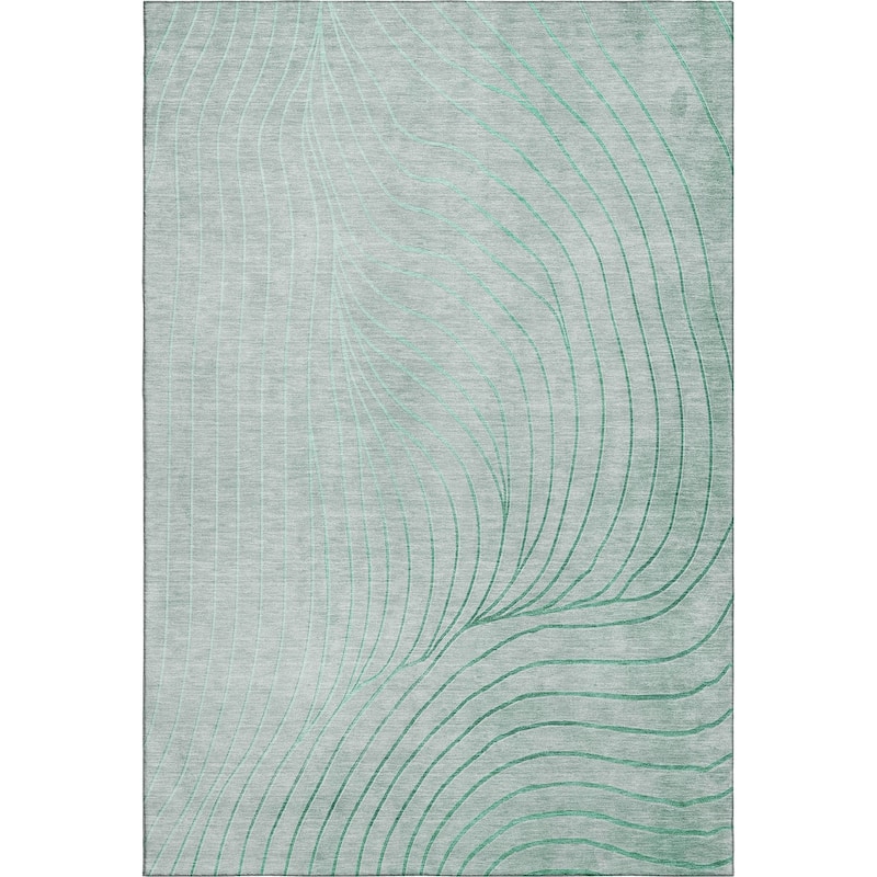 Premium Washable Super Soft Modern Wave Mayfield Rug
