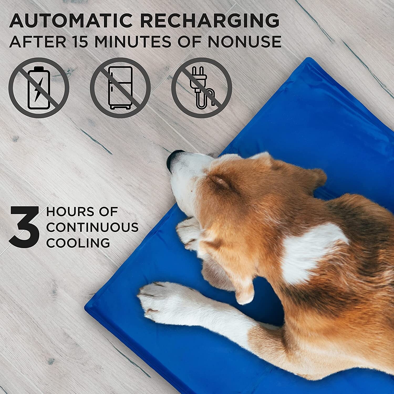 Arf Pets Dog Self Cooling Mat Pad for Kennels Crates and Beds Non Toxic Durable Solid Cooling Gel Material