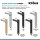 preview thumbnail 66 of 97, KRAUS Indy Single Handle Vessel Bathroom Faucet with Pop Up Drain