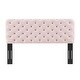 preview thumbnail 32 of 54, Lizzy Tufted Twin Performance Velvet Headboard