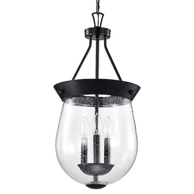 Nuvo Lighting 60/7800 Boliver 3 Light 12" Wide Pendant with Shade