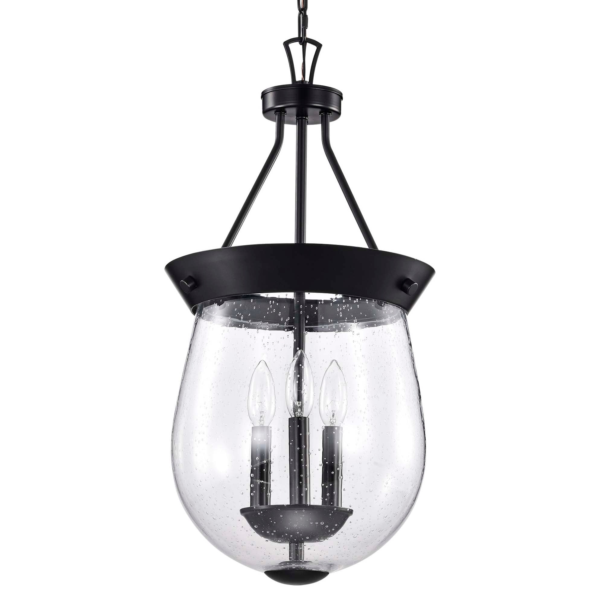 Nuvo Lighting 60/7800 Boliver 3 Light 12" Wide Pendant with Shade