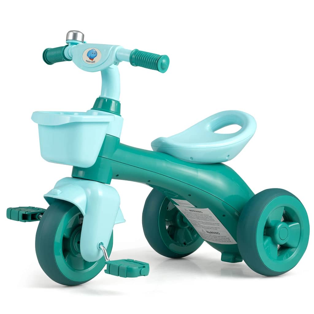 Costway Kids Trike with Limited Steering, Ergonomic Seat, Front & Rear - See Details