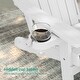 preview thumbnail 29 of 54, Bonosuki 2-Piece Folding Adirondack Chairs with Retractable Ottoman, Fire Pit Patio Chair with Cup Holder
