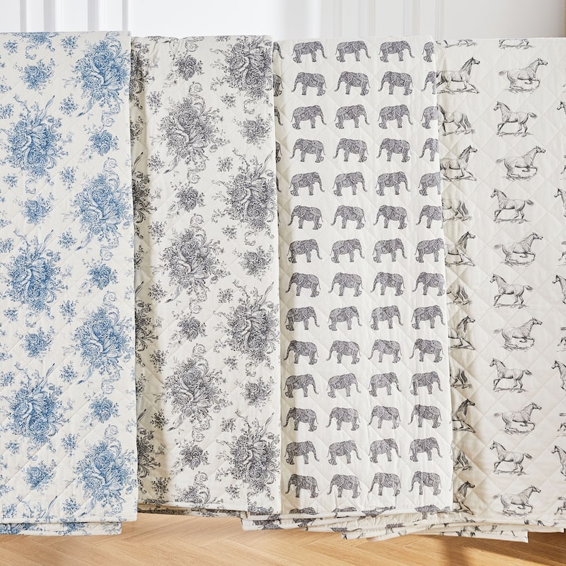 All Cotton Flannel Collection Quilt Set