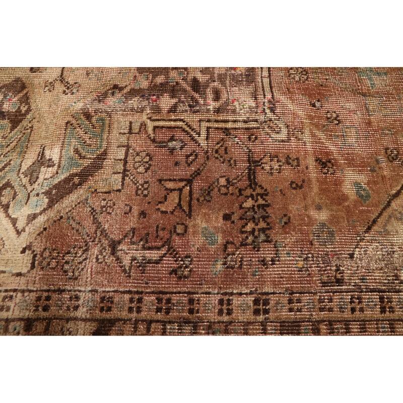 ECARPETGALLERY Hand-knotted Antalya Vintage Brown Wool Rug - 6'5 x 9'0