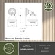 preview thumbnail 6 of 6, Huntley 1-Light 6.75 in. W Satin Nickel Bathroom Vanity Lighting Fixture, White Schoolhouse Glass Globe, Wall Mounted Sconce