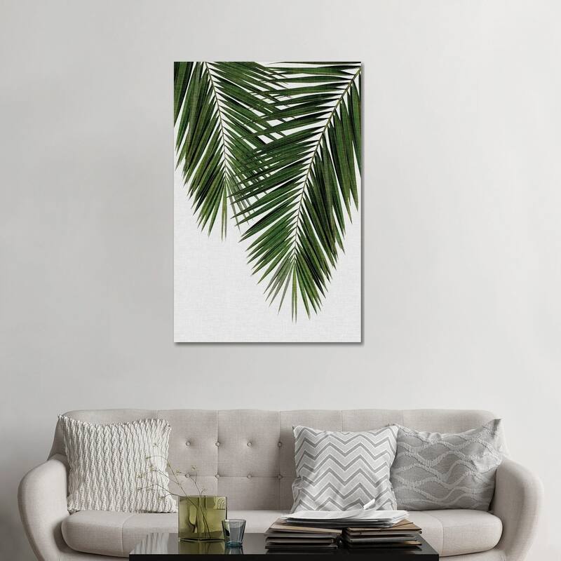 iCanvas "Palm Leaf II" by Orara Studio Canvas Print - 48x32x1.5