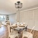 preview thumbnail 13 of 16, Modern Farmhouse 3-Light Flush Mount Bohemian Distressed Wood Ceiling Lights