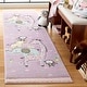 preview thumbnail 48 of 47, SAFAVIEH Carousel Kids Miharu Animal Rug 2' x 8' Runner - Purple