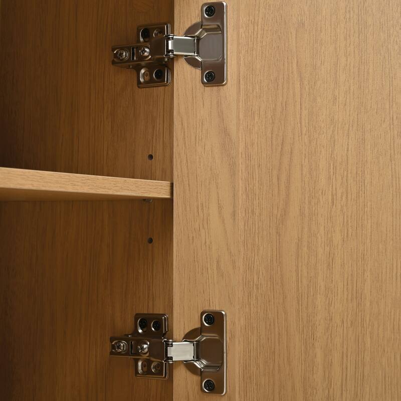 TV Stand and Coffee Table Set, 66.9'' Modern TV Console Entertainment Center with Cabinet, Round Coffee Table with Storage