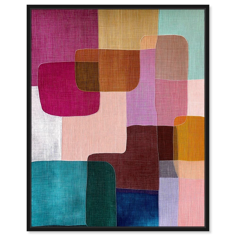 Color Block Cadence III Canvas by Art Remedy