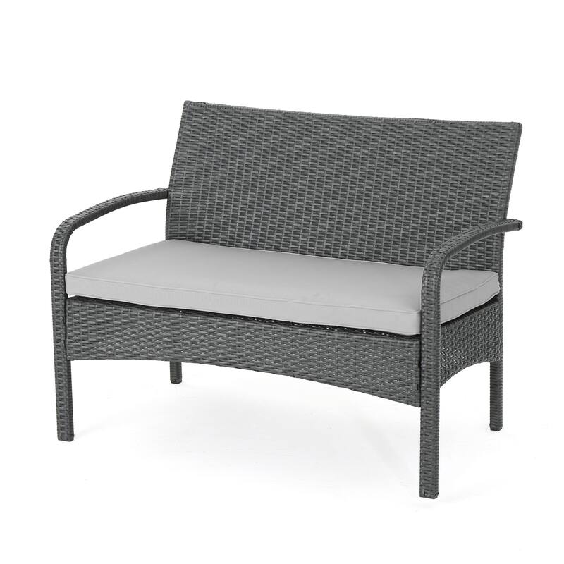 4PC Comfortable Outdoor Chat Set for Relaxing and Socializing