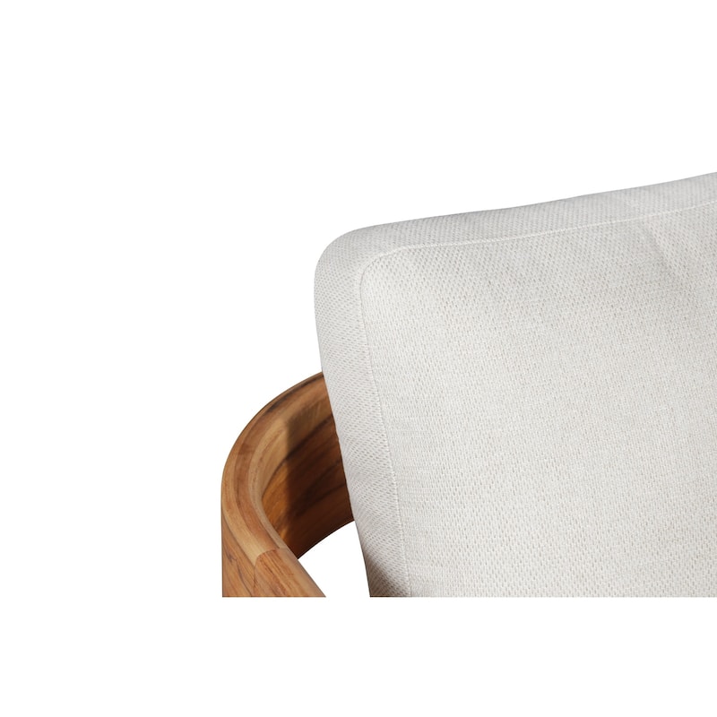 Paradiso Outdoor Solid Teak Wood Love Seat