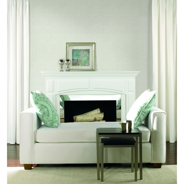 Oceanside Woven Texture Light Grey Wallpaper - Bed Bath & Beyond - 31593030