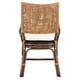 preview thumbnail 9 of 34, SAFAVIEH Donatella Coastal Rattan Cushion Chair - 22" W x 24" L x 37" H