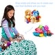 preview thumbnail 72 of 187, Kids Bean Bag Chair Cover Stuffed Animal Storage or Toy Organizer