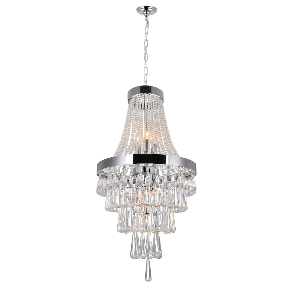 Vast 6 Light Chandelier With Chrome Finish