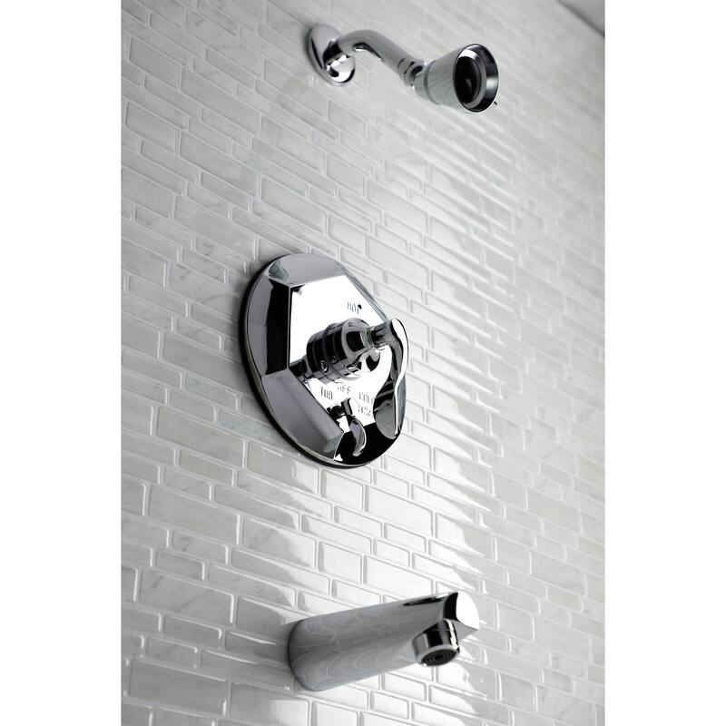 Kingston Brass Tub and Shower Trim Package with 1.8 GPM Single