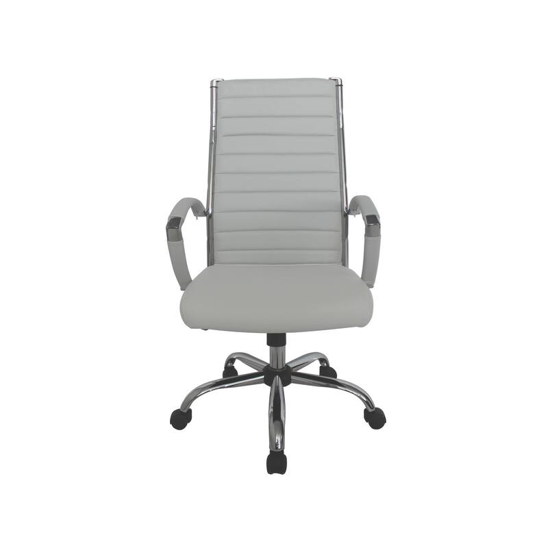 Corrigan Modern Tufted Deep Seat Faux Leather Office Chair by Furniture of America