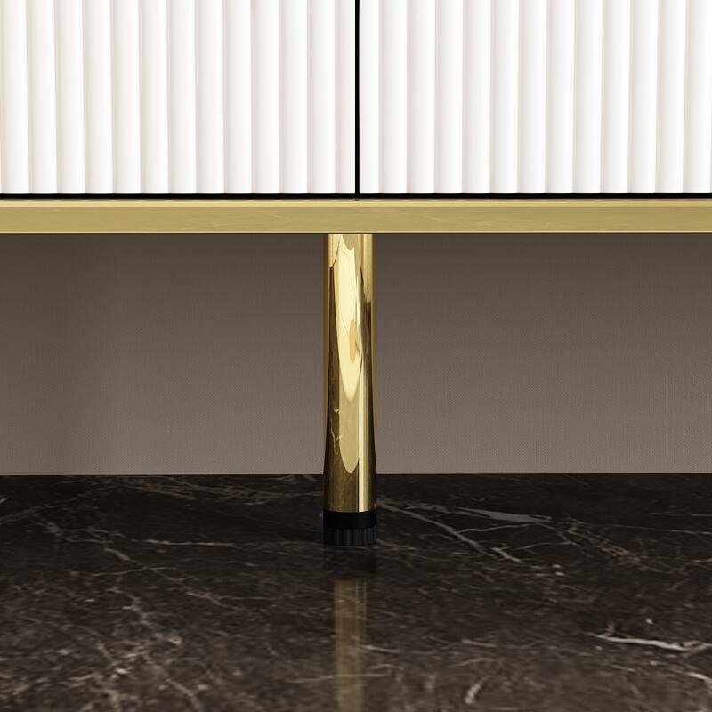 Timechee Kitchen Sideboard End Table Entry Accent Storage Cabinet