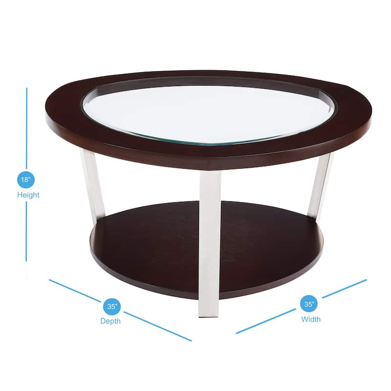 Steve Silver Devine Mixed Media Coffee Table
