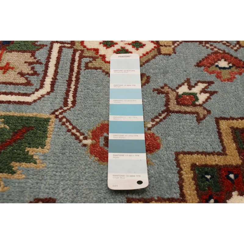 ECARPETGALLERY Hand-knotted Serapi Heritage Blue Wool Rug - 9'11 x 13'11