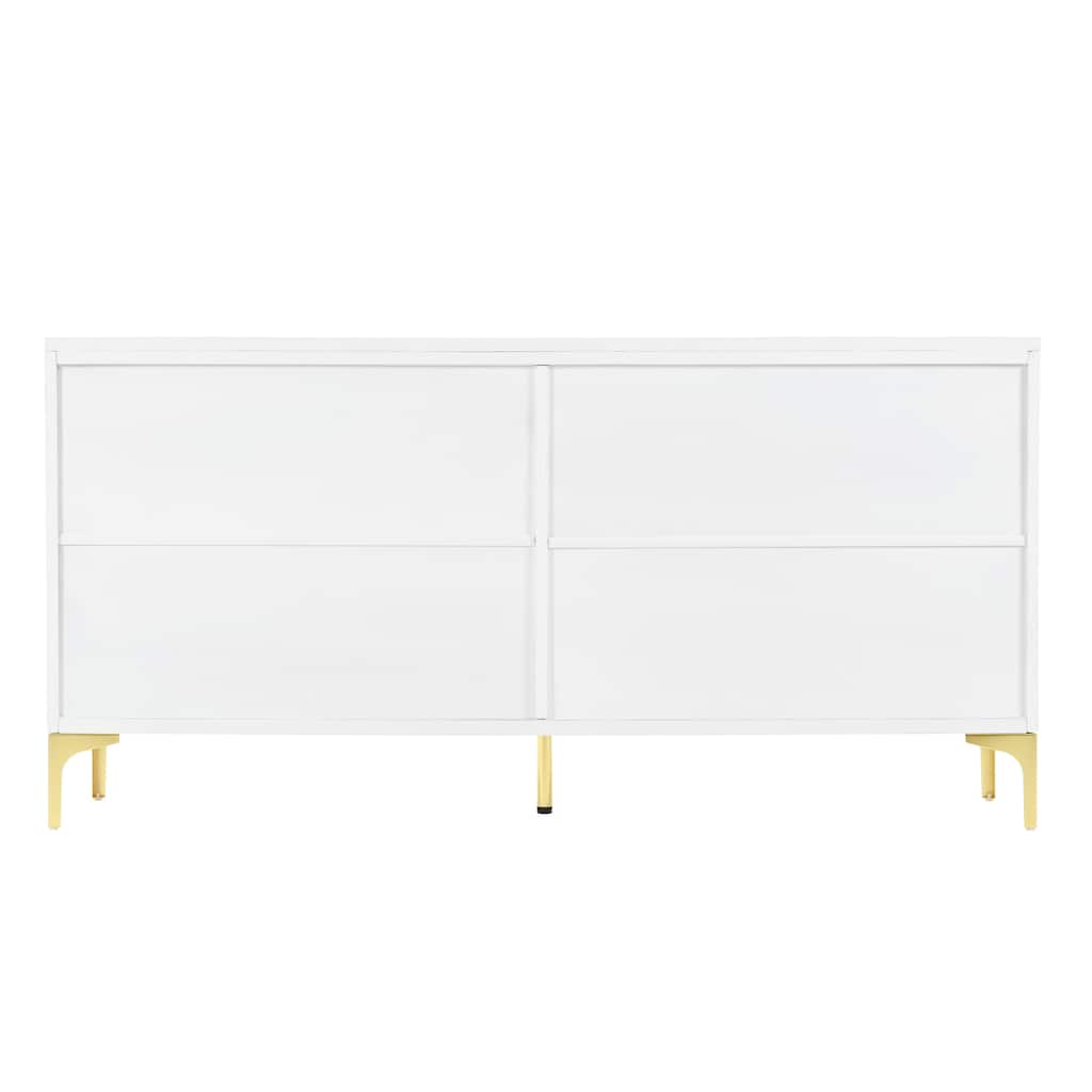 Sideboard with Adjustable Shelves and metal legs