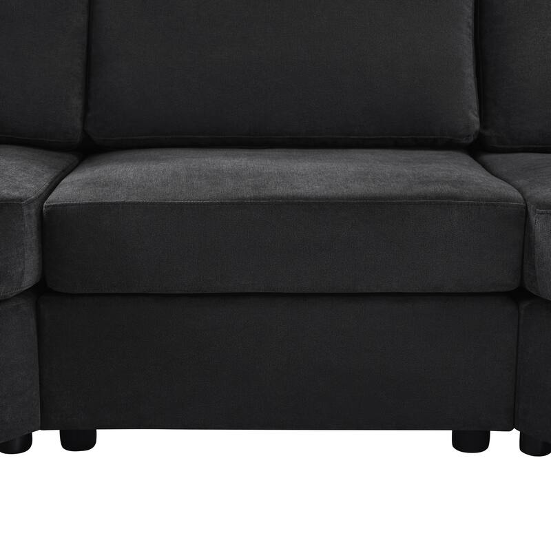 Christopher Knight Home - Xanthippe 3 Seater Upholstered Curved Design Sofa with Throw Pillow