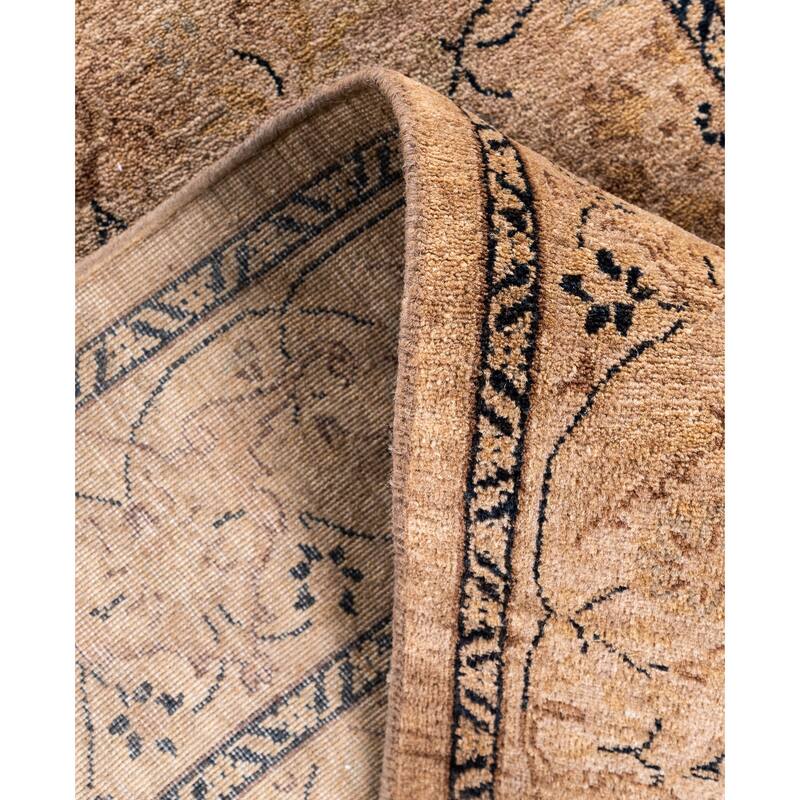 Overdyed One-of-a-Kind Hand-Knotted Runner Rug - Beige - 2' 8" x 8' 4"