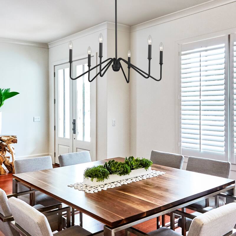 Kennedy 29.75" Wide 6-Light Chandelier