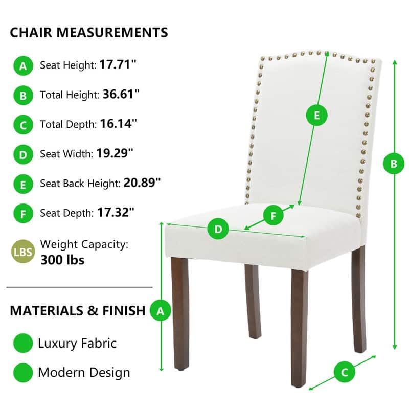 Dining Chairs With Upholstered Fabric